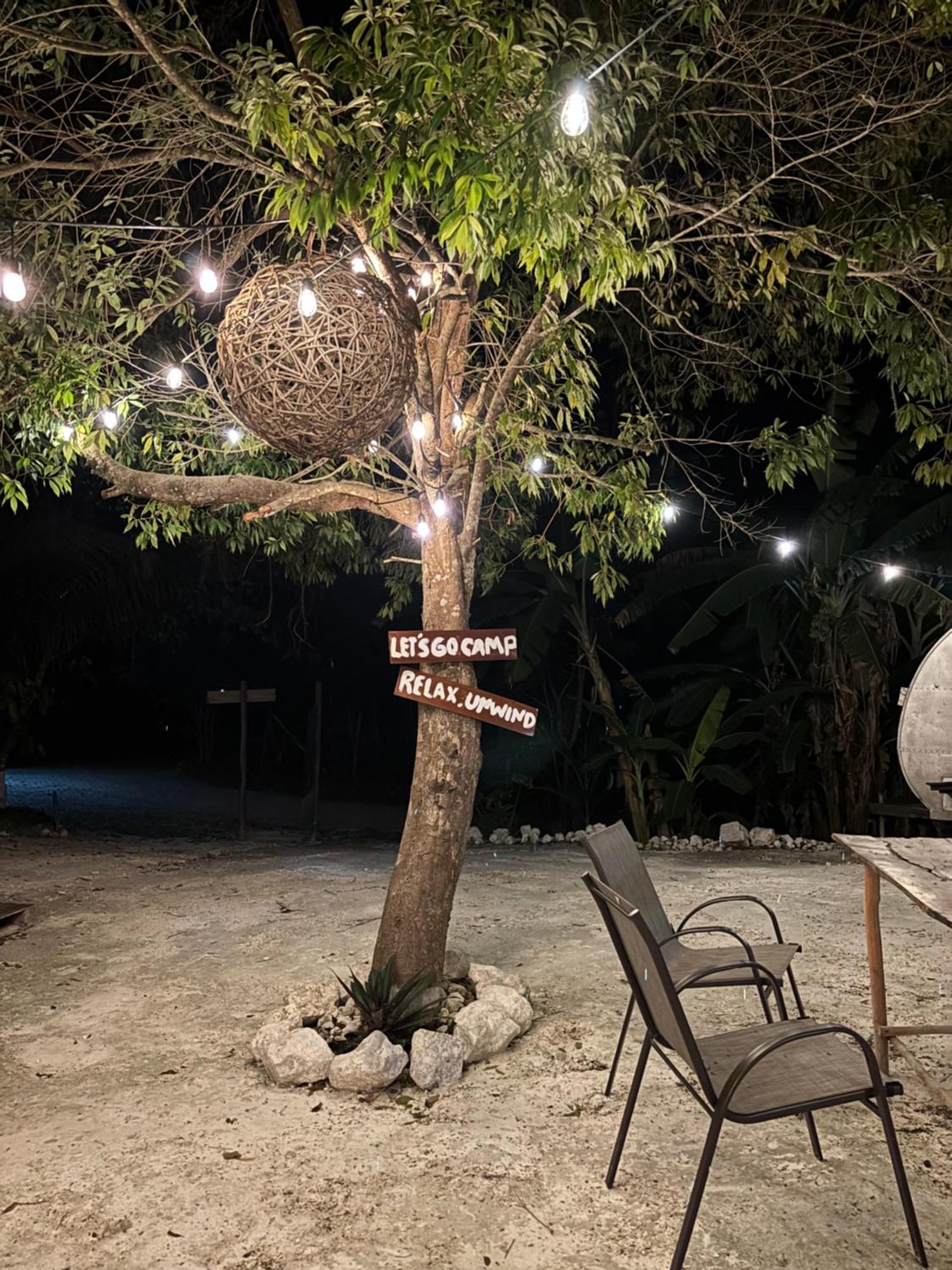 Momotoh Camper Hotel Xpujil Ngoại thất bức ảnh