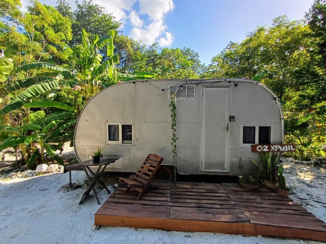 Momotoh Camper Hotel Xpujil Ngoại thất bức ảnh